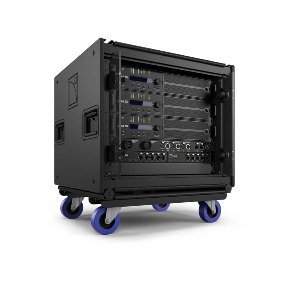 L-Acoustics amplifier rack